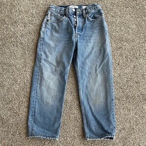 Re/Done size 24 straight jeans